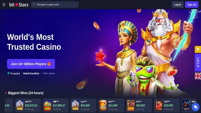 BitStarz casino screenshot